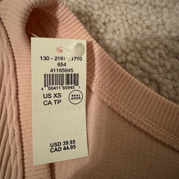 Aerie dusty rose crop shirt - Picture 3 of 3